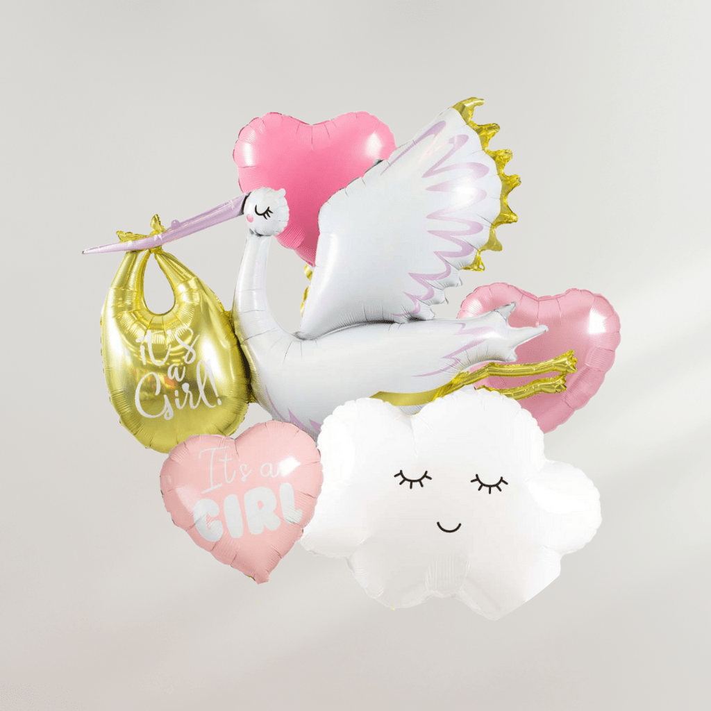 Babyshower Ballonger - Ballonglevering.no