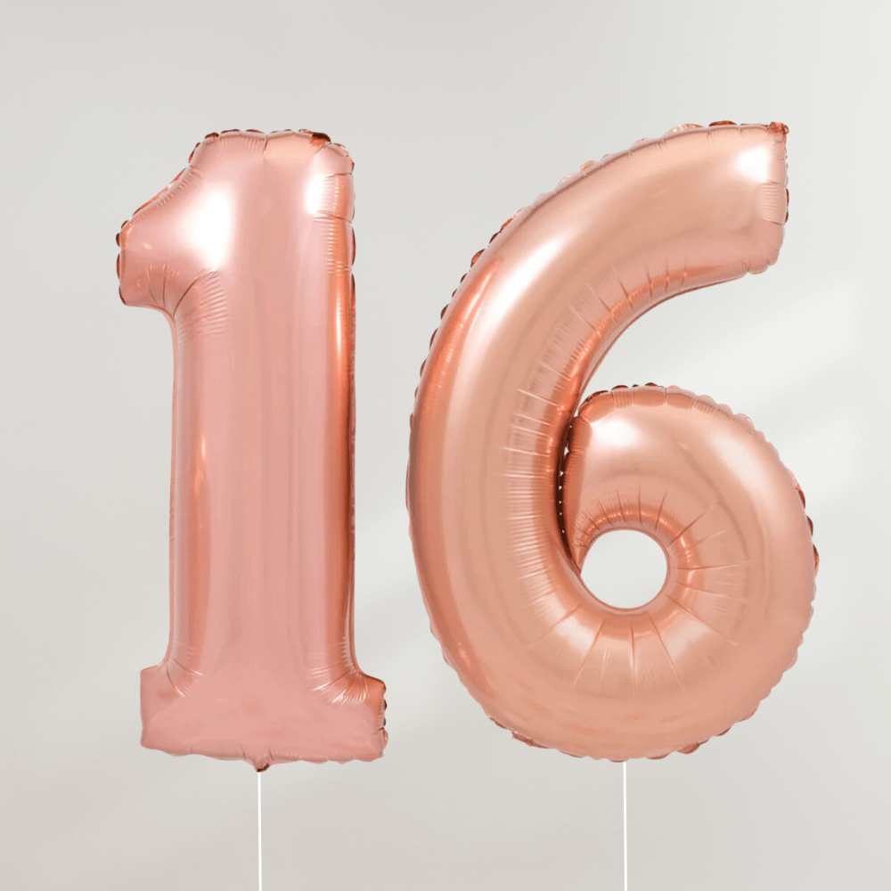 16 år Tallballong Rosegull - Ballonglevering.no