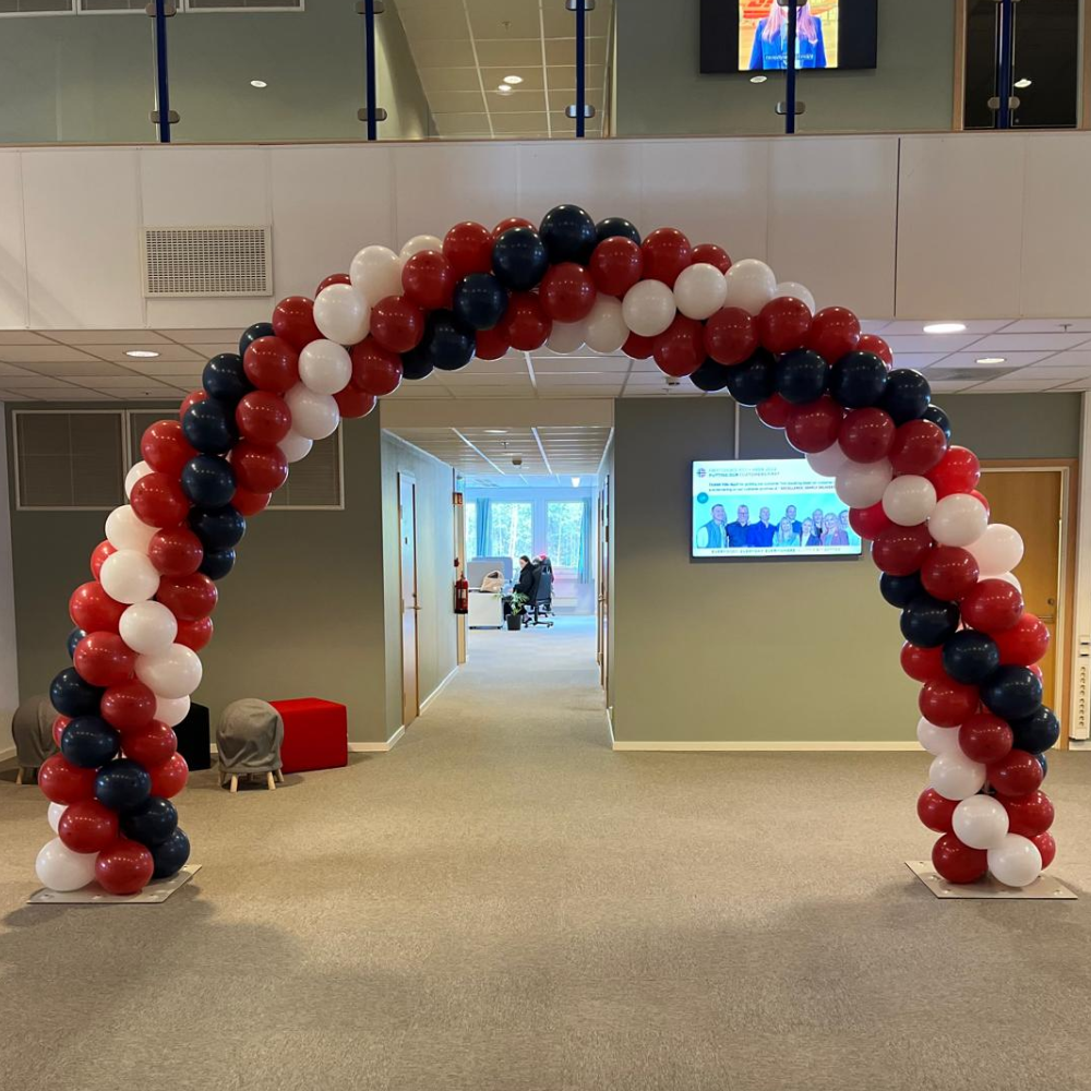 Symetrisk Ballongbue 17. mai - 4 x 3 meter