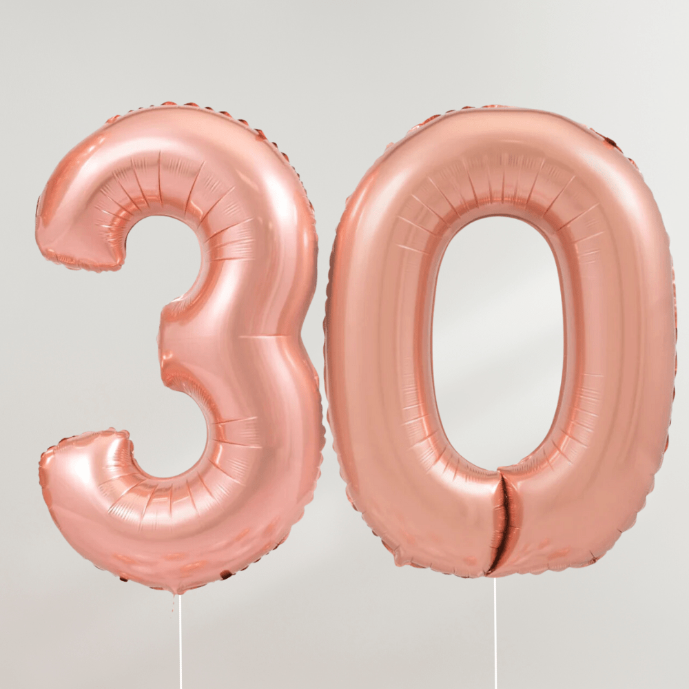 30 år Tallballong Rosegull - Ballonglevering.no