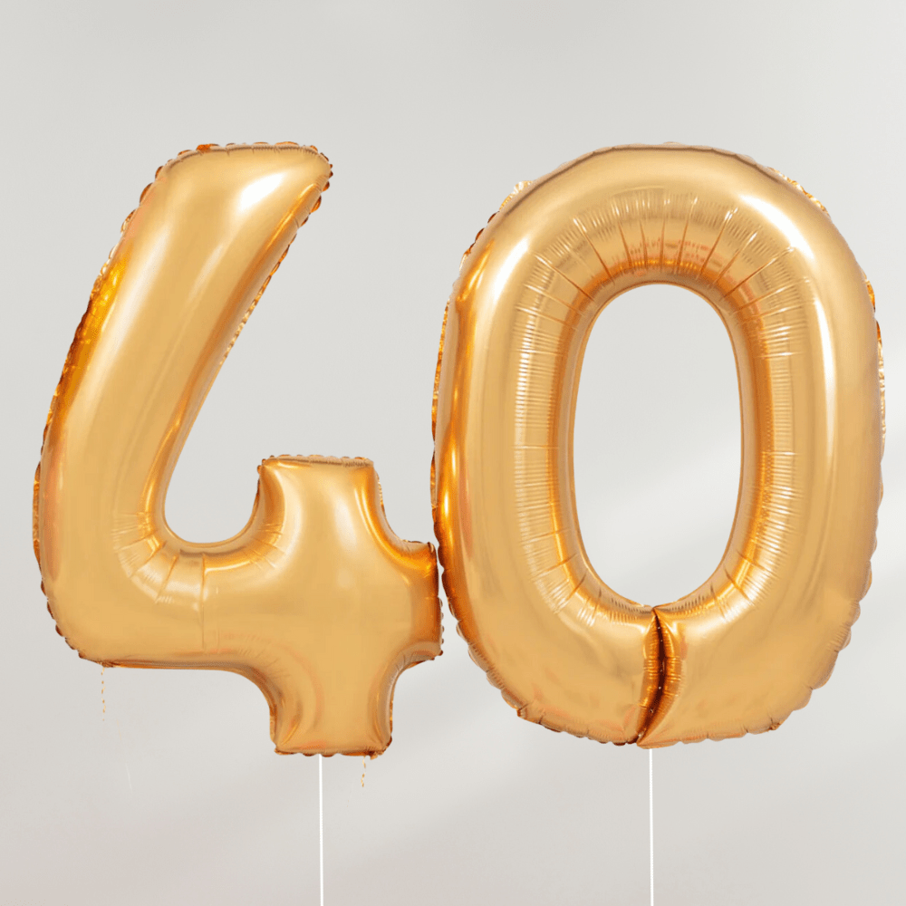 40 år Tallballong Gull - Ballonglevering.no