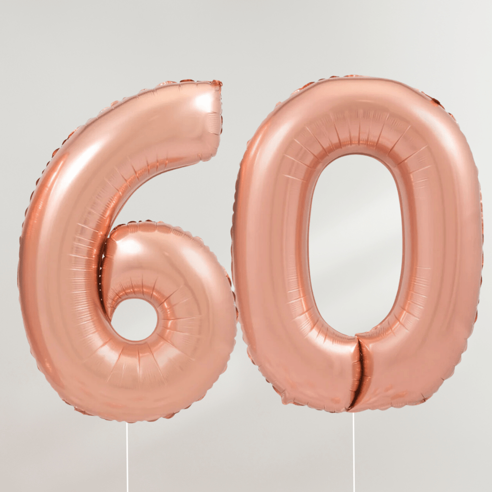 60 år Tallballong Rosegull - Ballonglevering.no