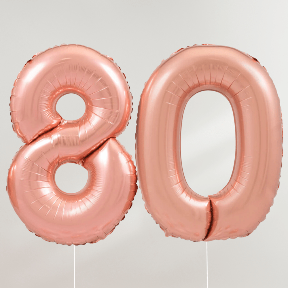 80 år Tallballong Rosegull - Ballonglevering.no