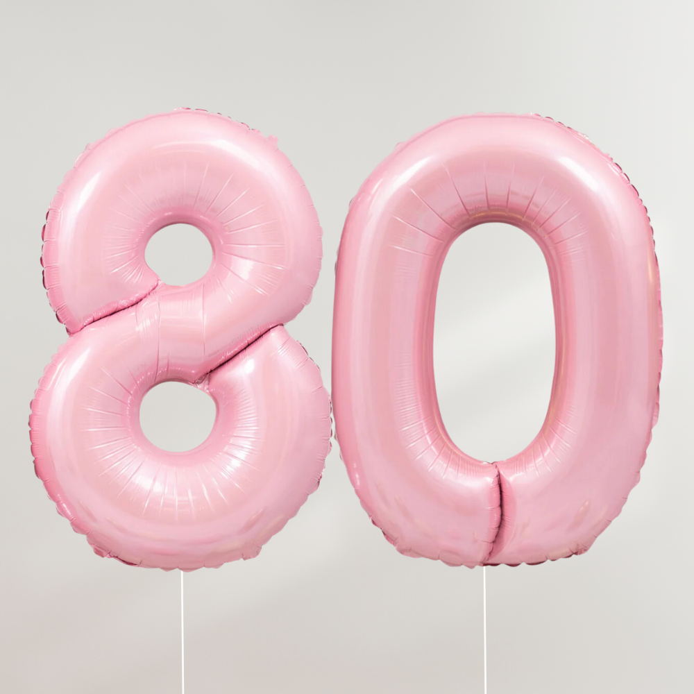 80 år Tallballong Lyserosa