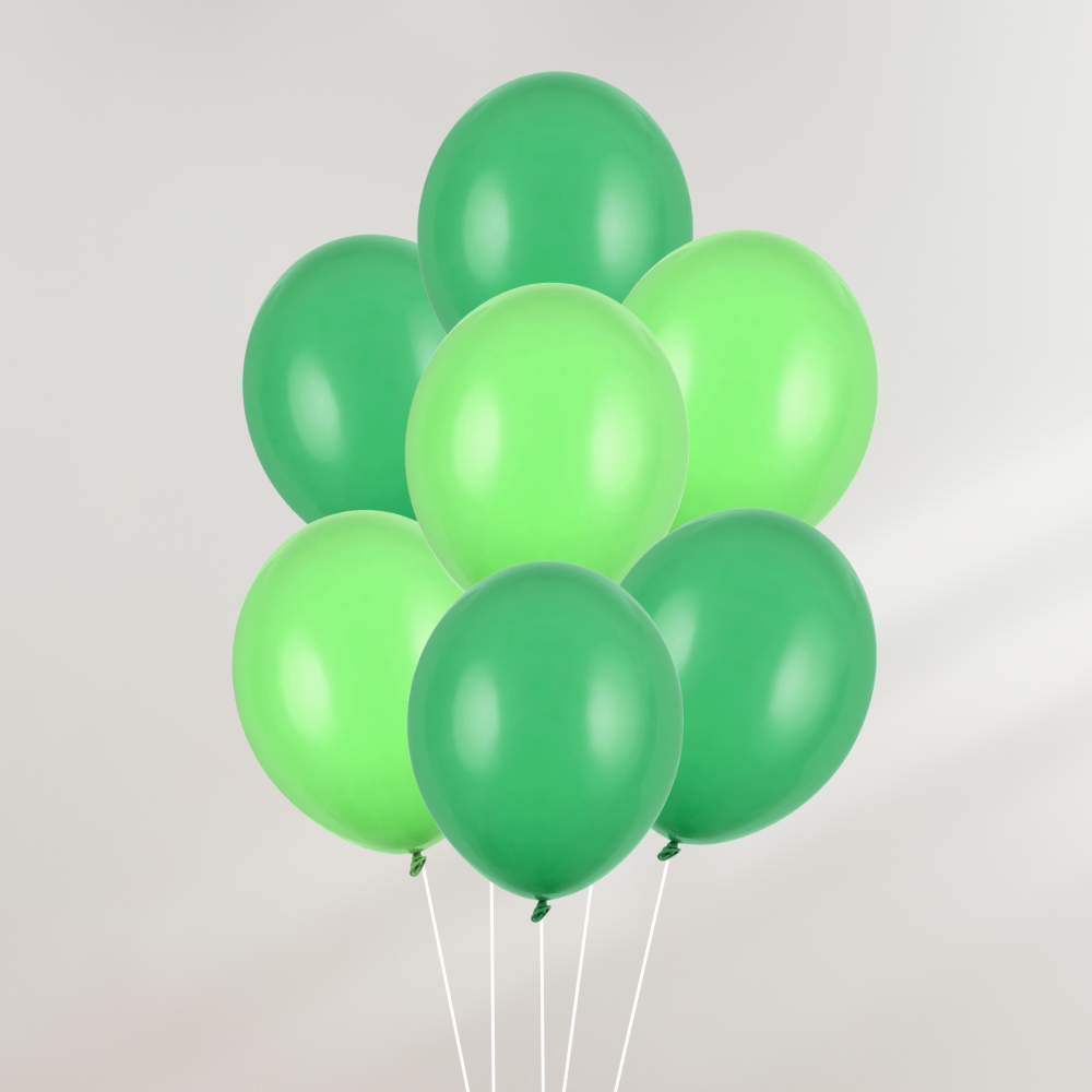 Ballongbukett Grønnfarger