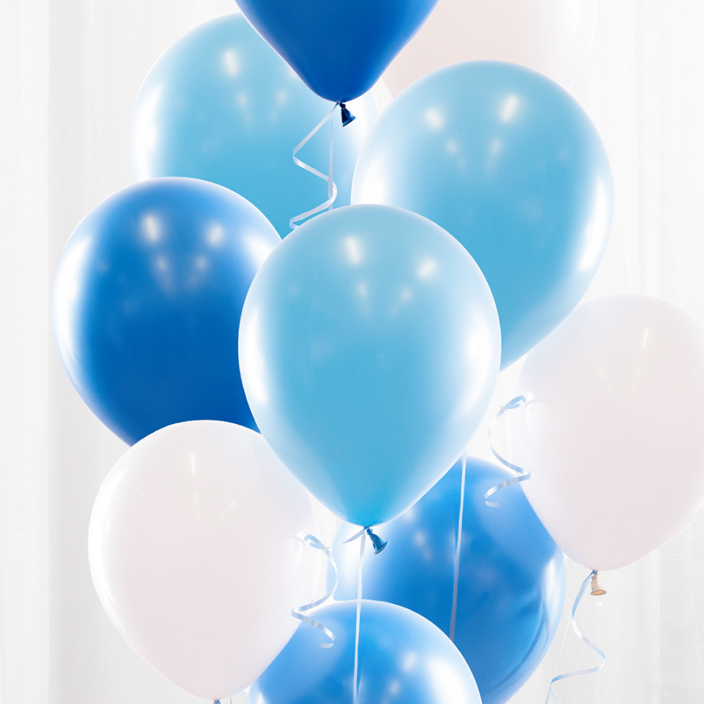 Ballongbukett Babyblue