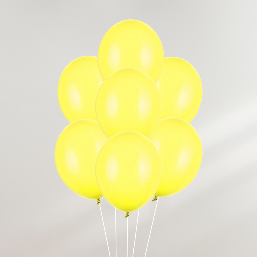Ballongbukett Gule Ballonger