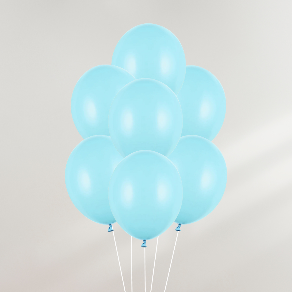 Ballongbukett Lyseblå Ballonger