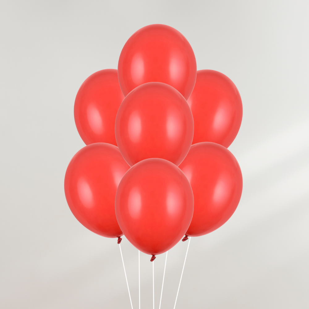 Ballongbukett Røde Ballonger