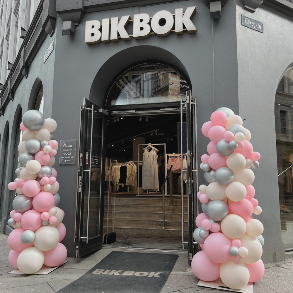 Ballongsøyle til butikk
