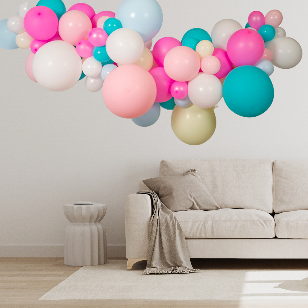 Candy Pastell Ballonggirlander