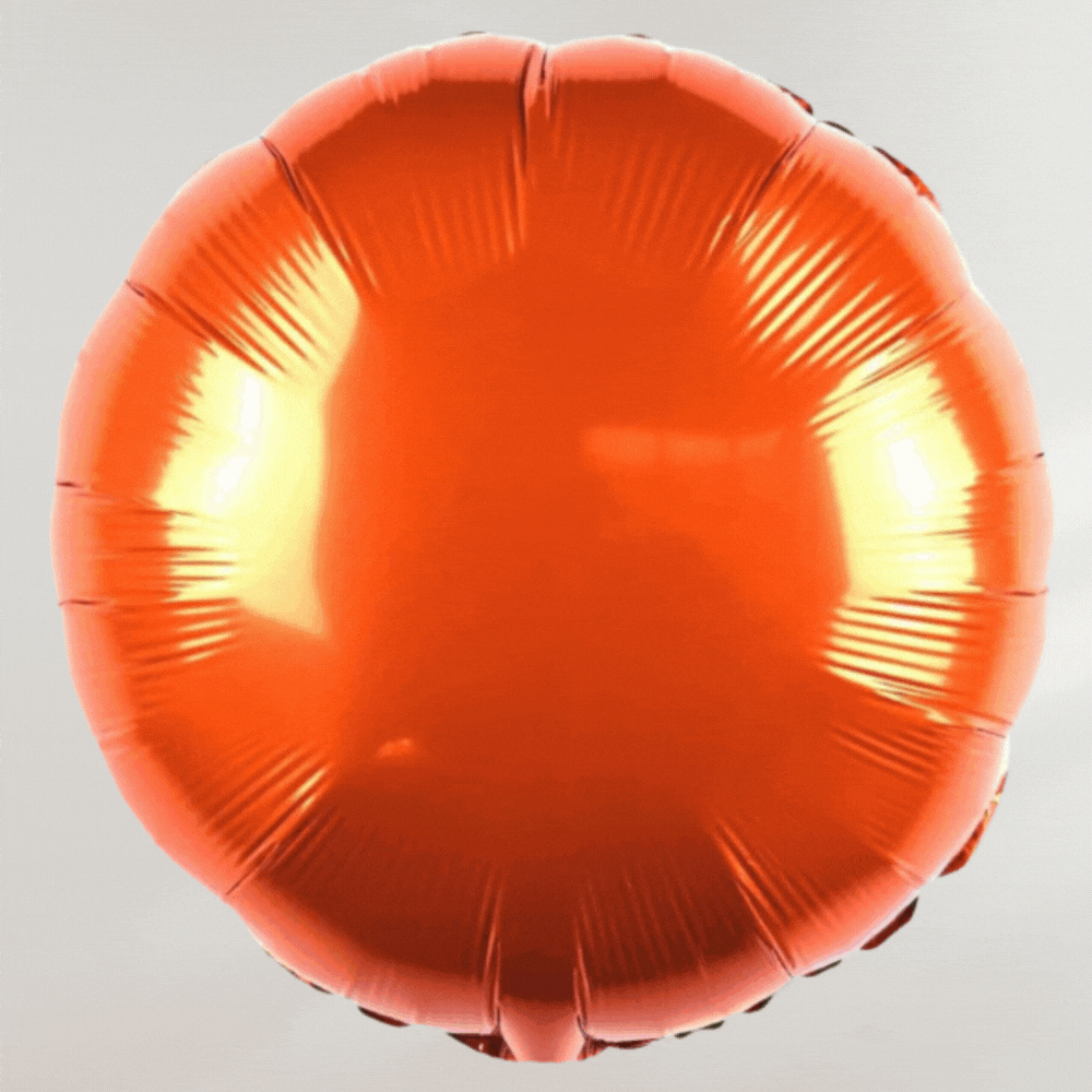 Oransje Rund Ballong