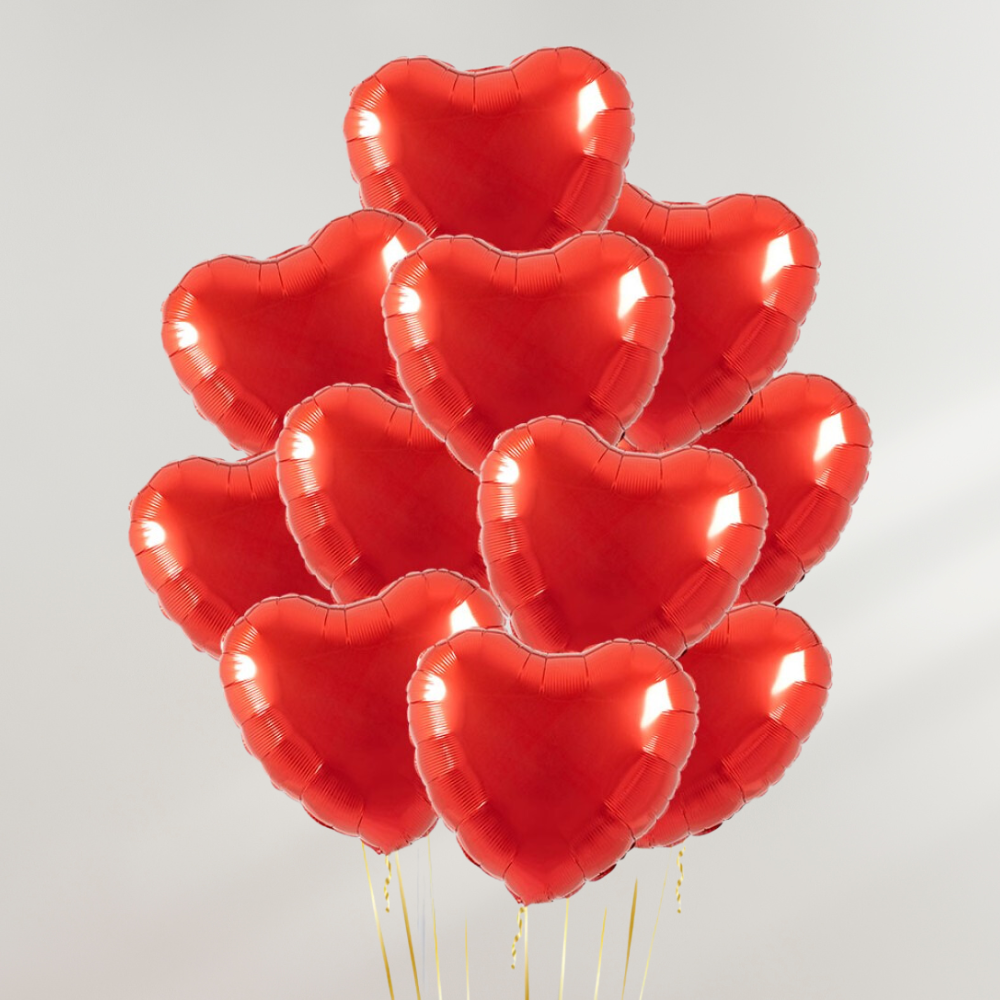 Valentines Day Hjerte Ballongbukett
