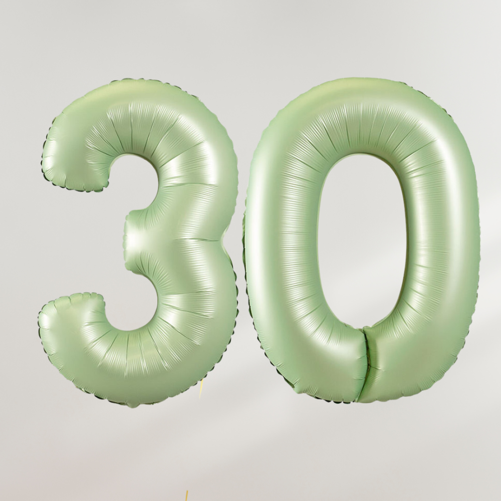 Tallballong Oliven Grønn - Velg ditt tall