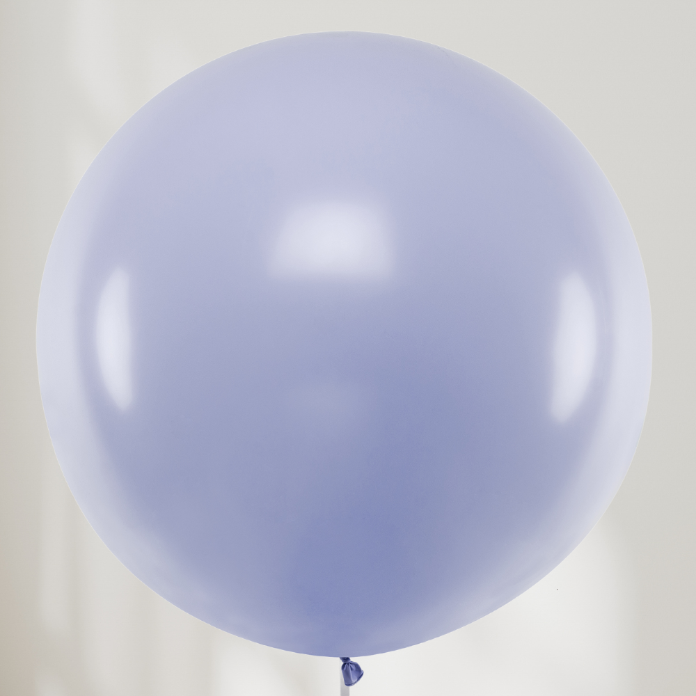 Stor lilla ballong med helium