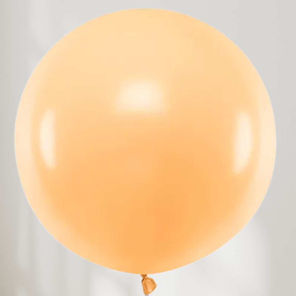 Stor Ballong Fersken Oransje