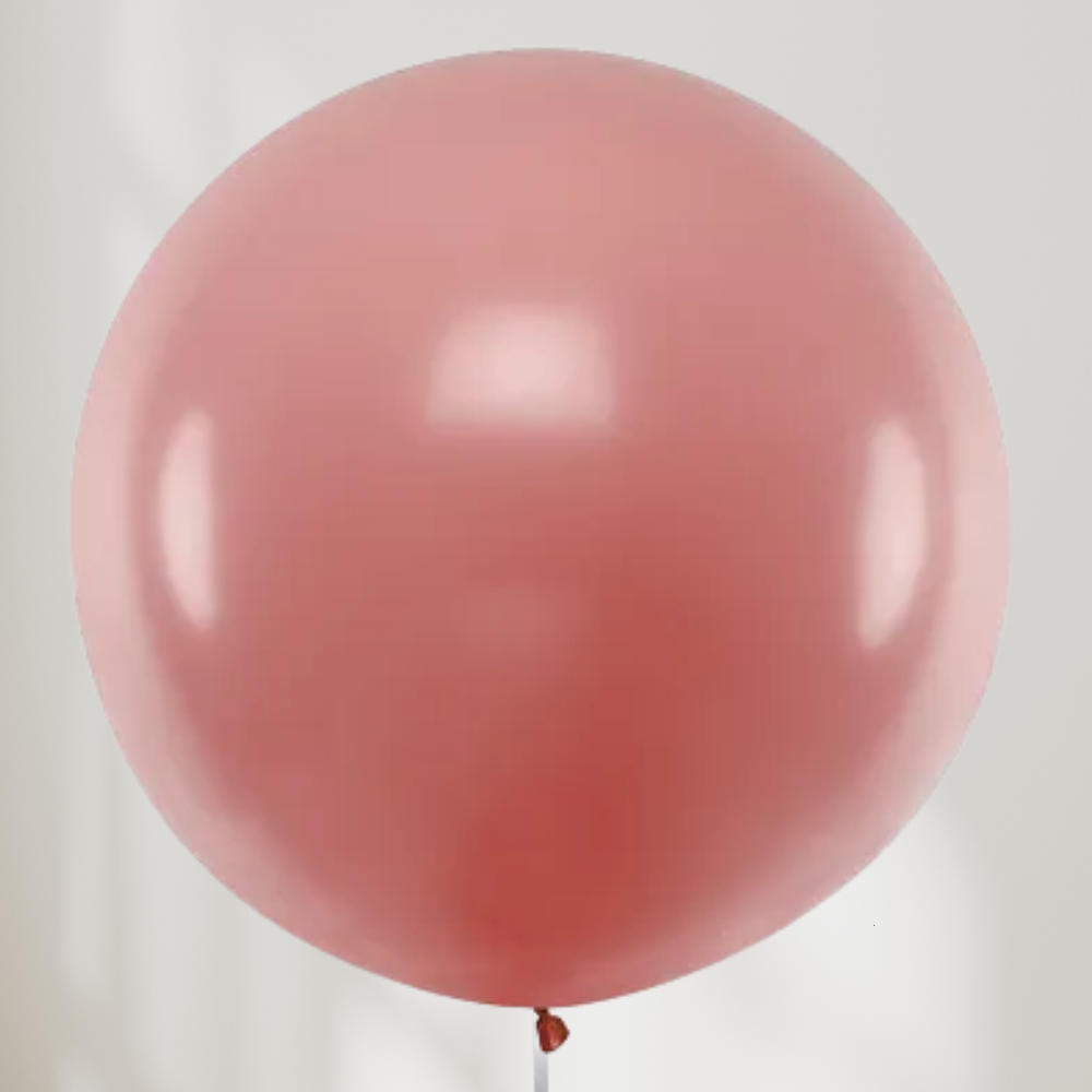 Stor Ballong Villrose (Rosarød)