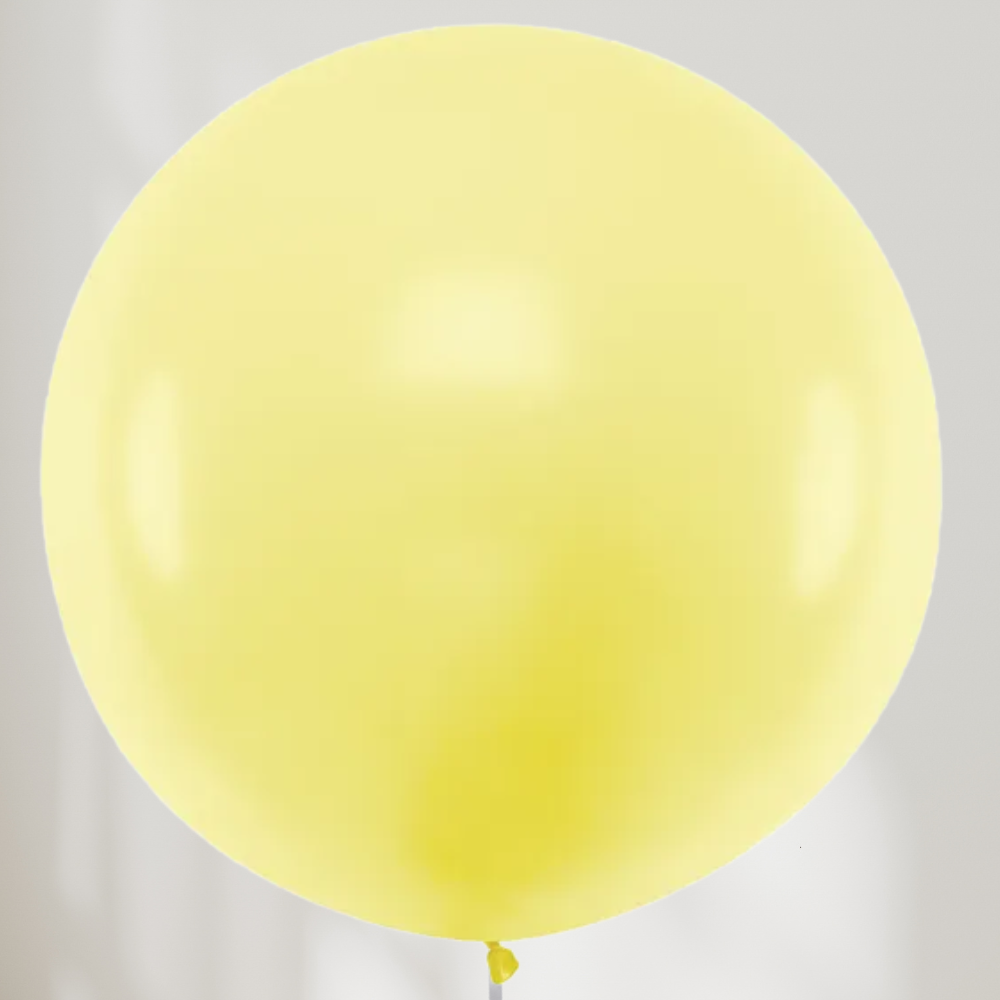 Stor Ballong Lys Gul