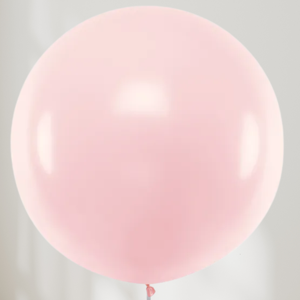 Stor Ballong Lys Rosa