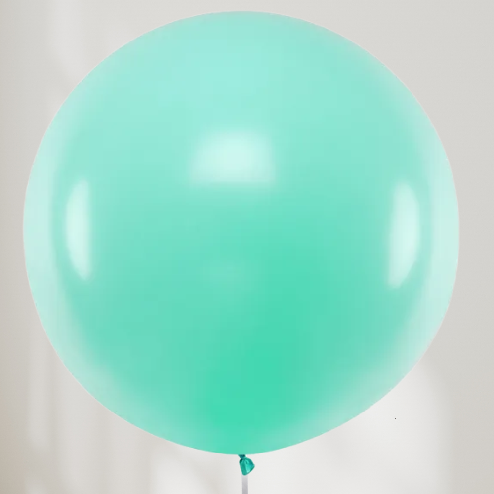Stor Ballong Mintgrønn
