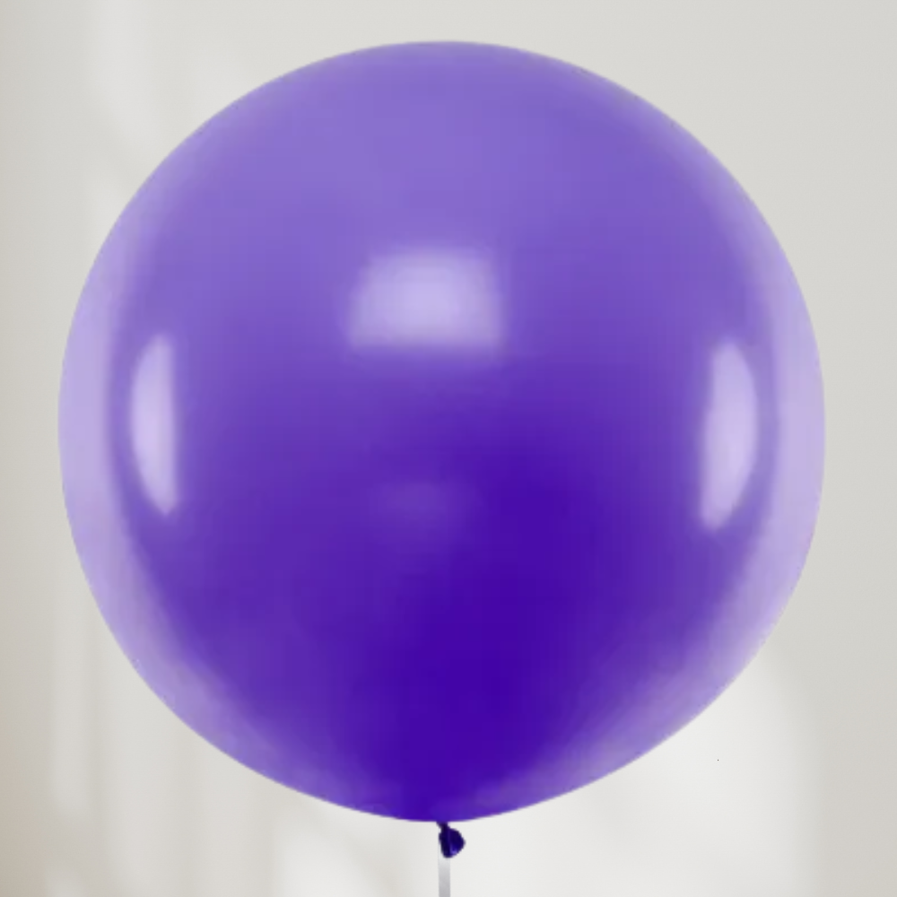 Stor Ballong Mørk Lilla