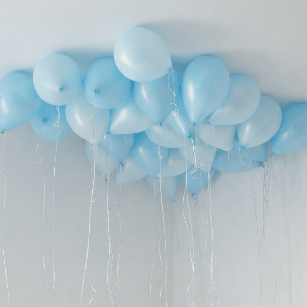 Baby Blue Takballonger - Ballonglevering.no