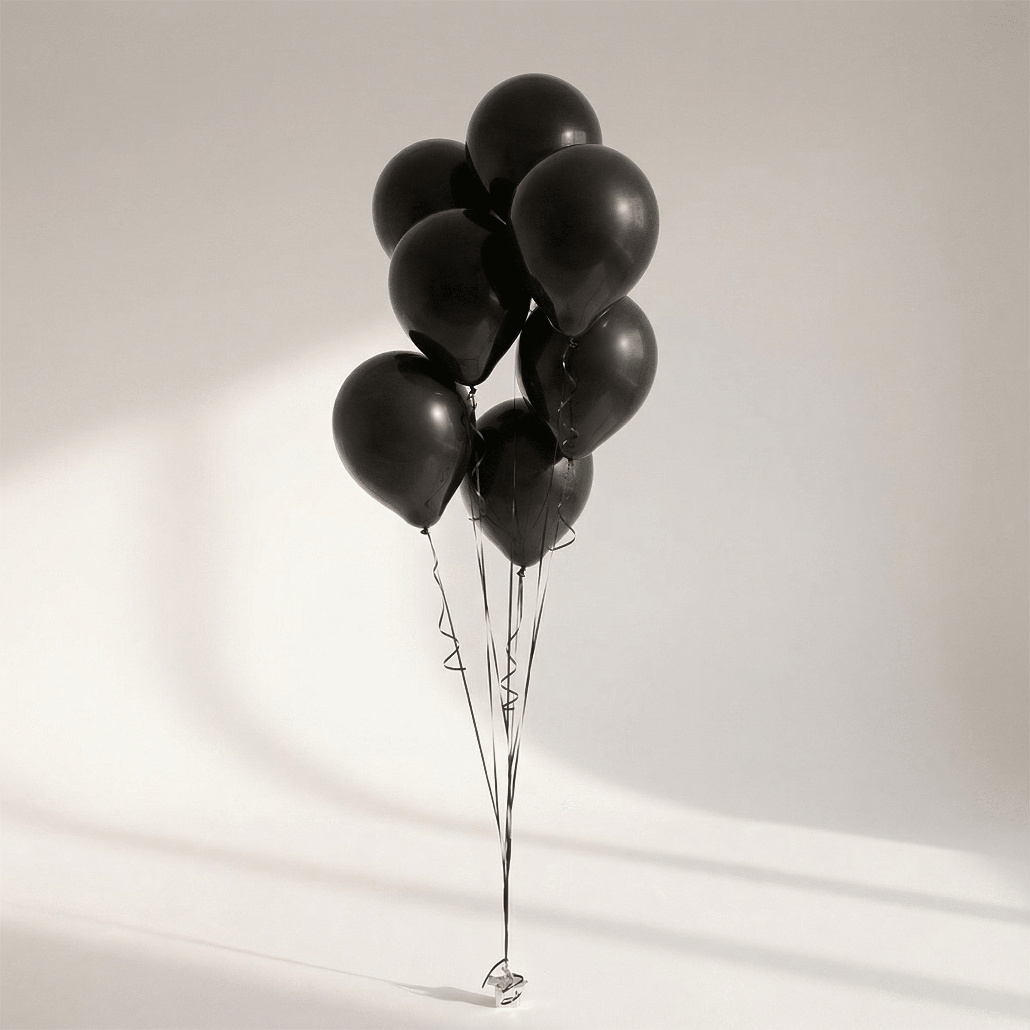 Ballongbukett Svarte Ballonger - Ballonglevering.no