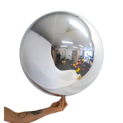 Orbz folieballong sølv 61 cm