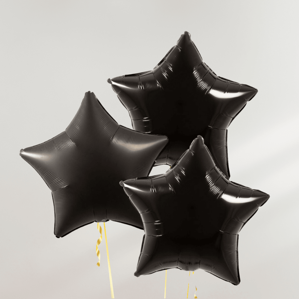 Black Star Ballongbukett - Ballonglevering.no