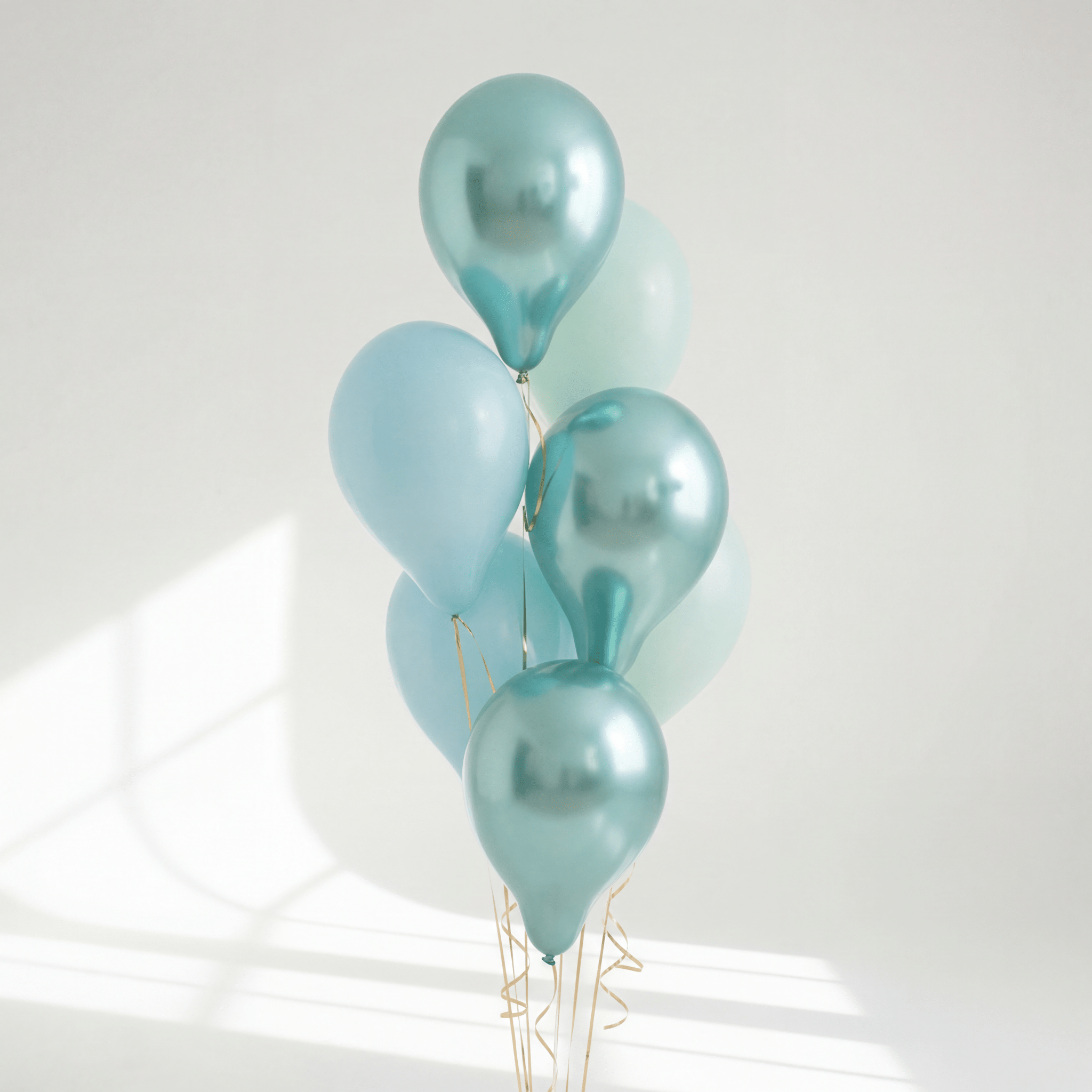 Blue Lagoon Ballongbukett - Ballonglevering.no