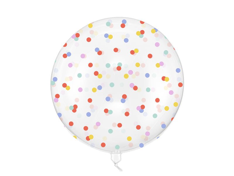 Bubble Ballong med Prikker 60 cm - Ballonglevering.no