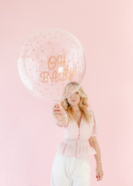 Bubble Ballong Oh Baby 60 cm - Ballonglevering.no