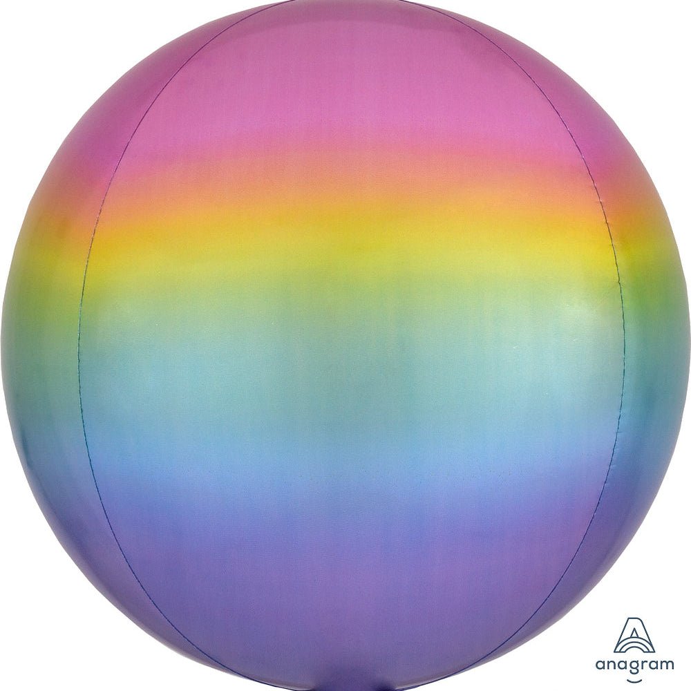 Globe ballong - Pastell Regnbue - Ballonglevering.no