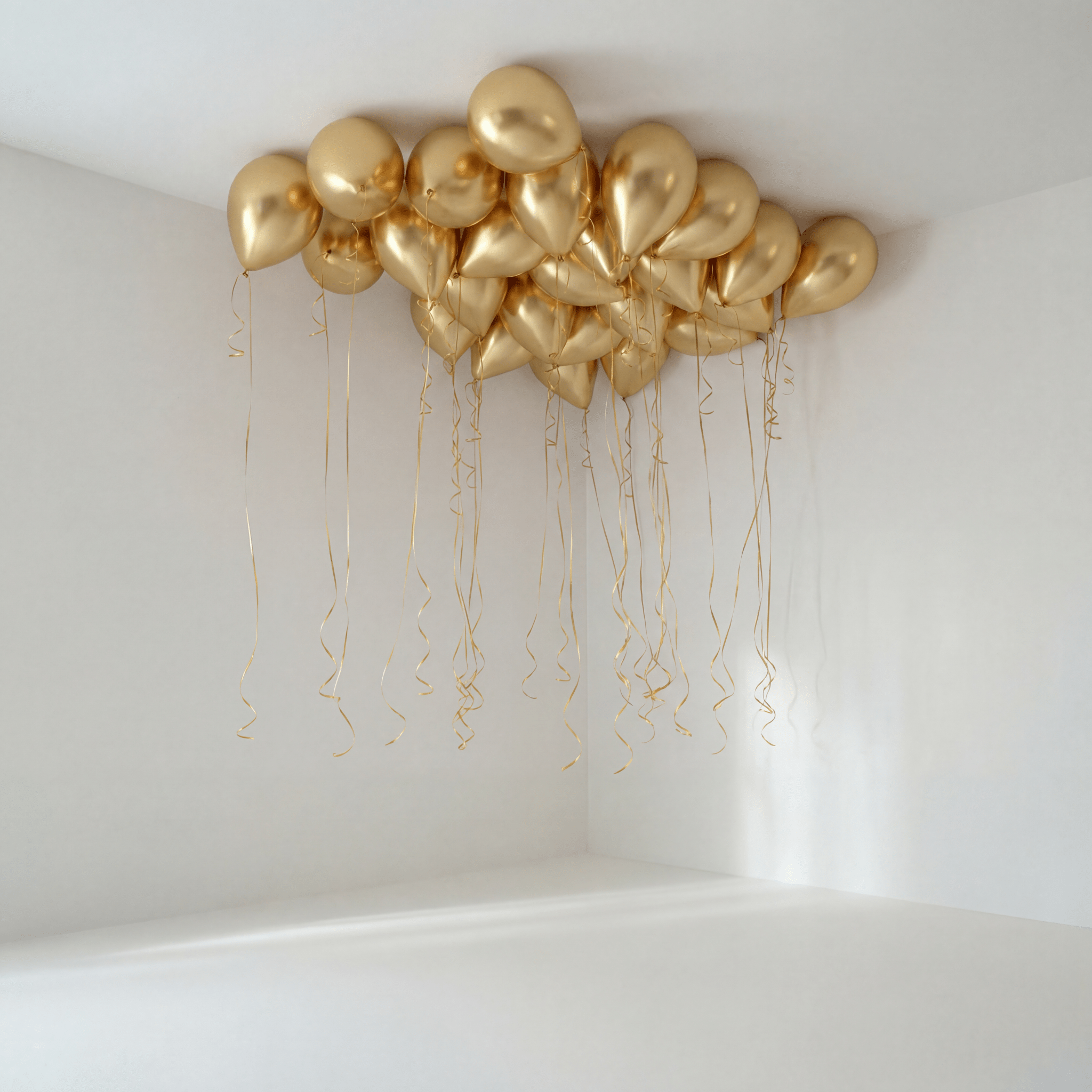 Golden Chrome Takballonger - Ballonglevering.no