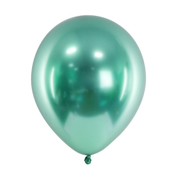 Grønn Krom Ballong - Ballonglevering.no