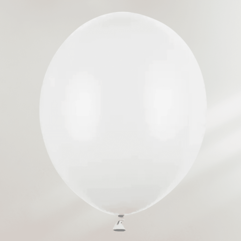 Hvit Ballong - Ballonglevering.no