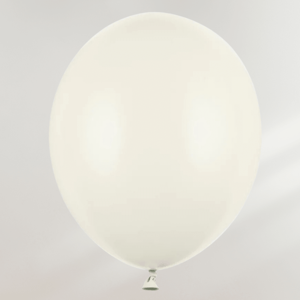 Kremhvit Ballong - Ballonglevering.no