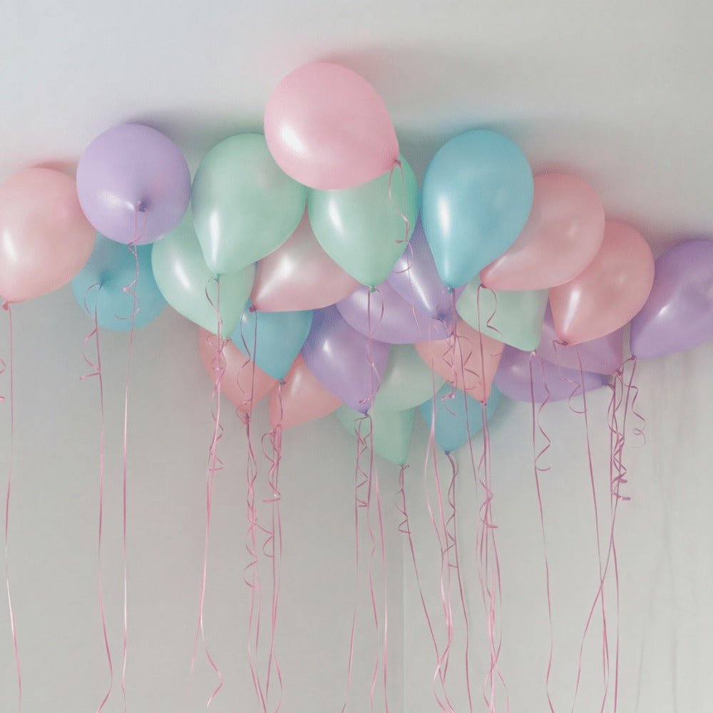 Mermaid Pastel Takballonger - Ballonglevering.no