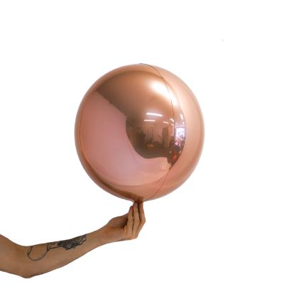 Orbz Folieballong Pink Rose Gold - Ballonglevering.no
