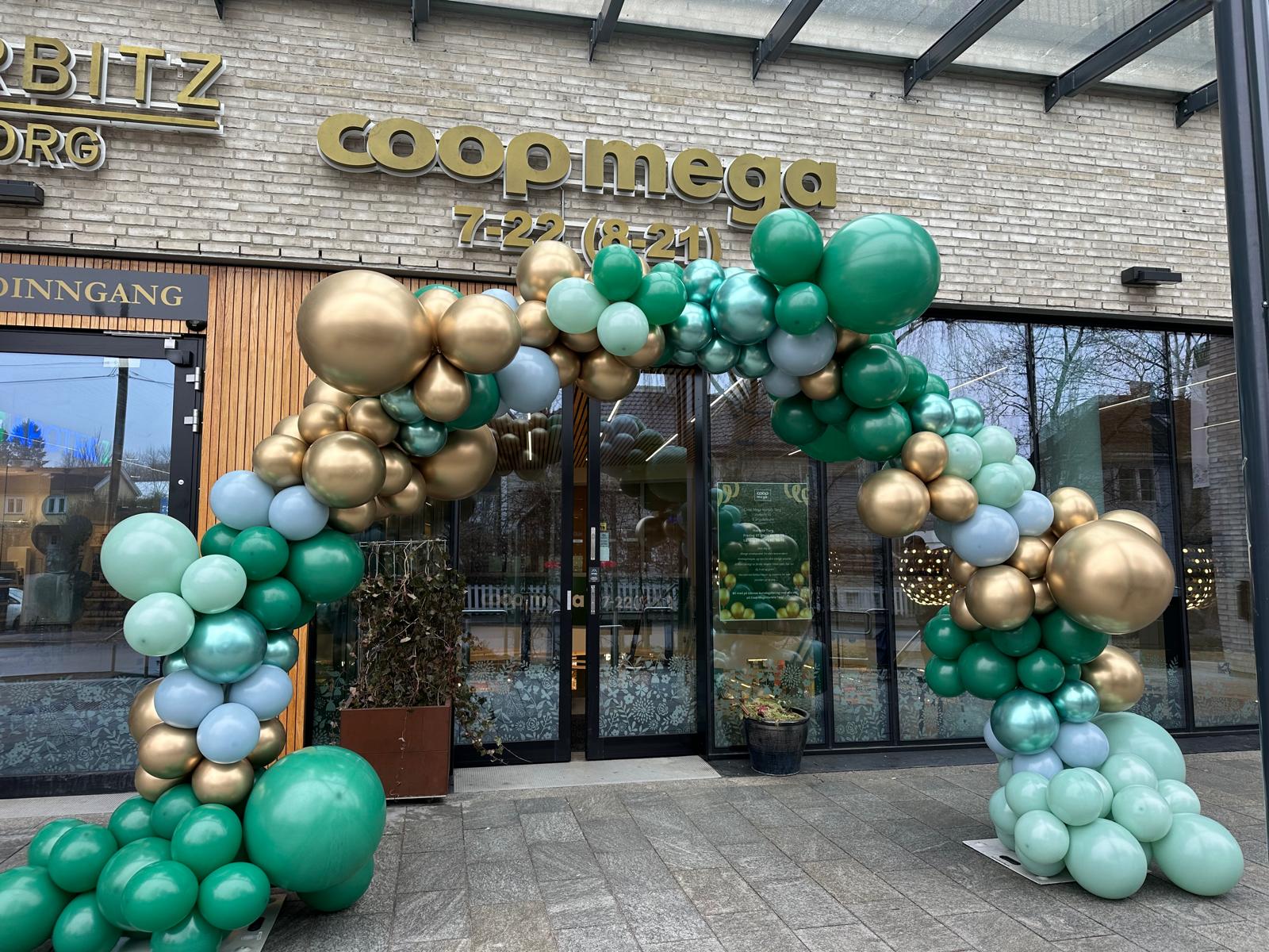 Organisk Ballongbue - Velg farge - Ballonglevering.no