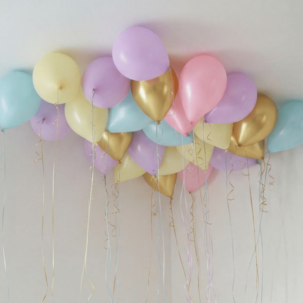 Pastel Princess Takballonger - Ballonglevering.no