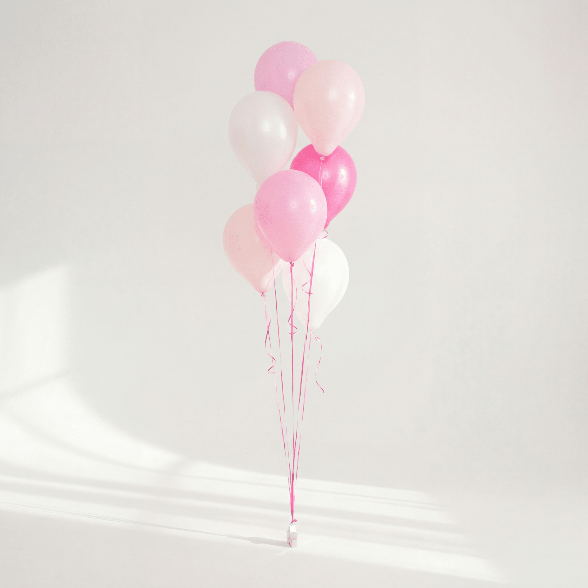 Pretty in Pink Ballongbukett - Ballonglevering.no