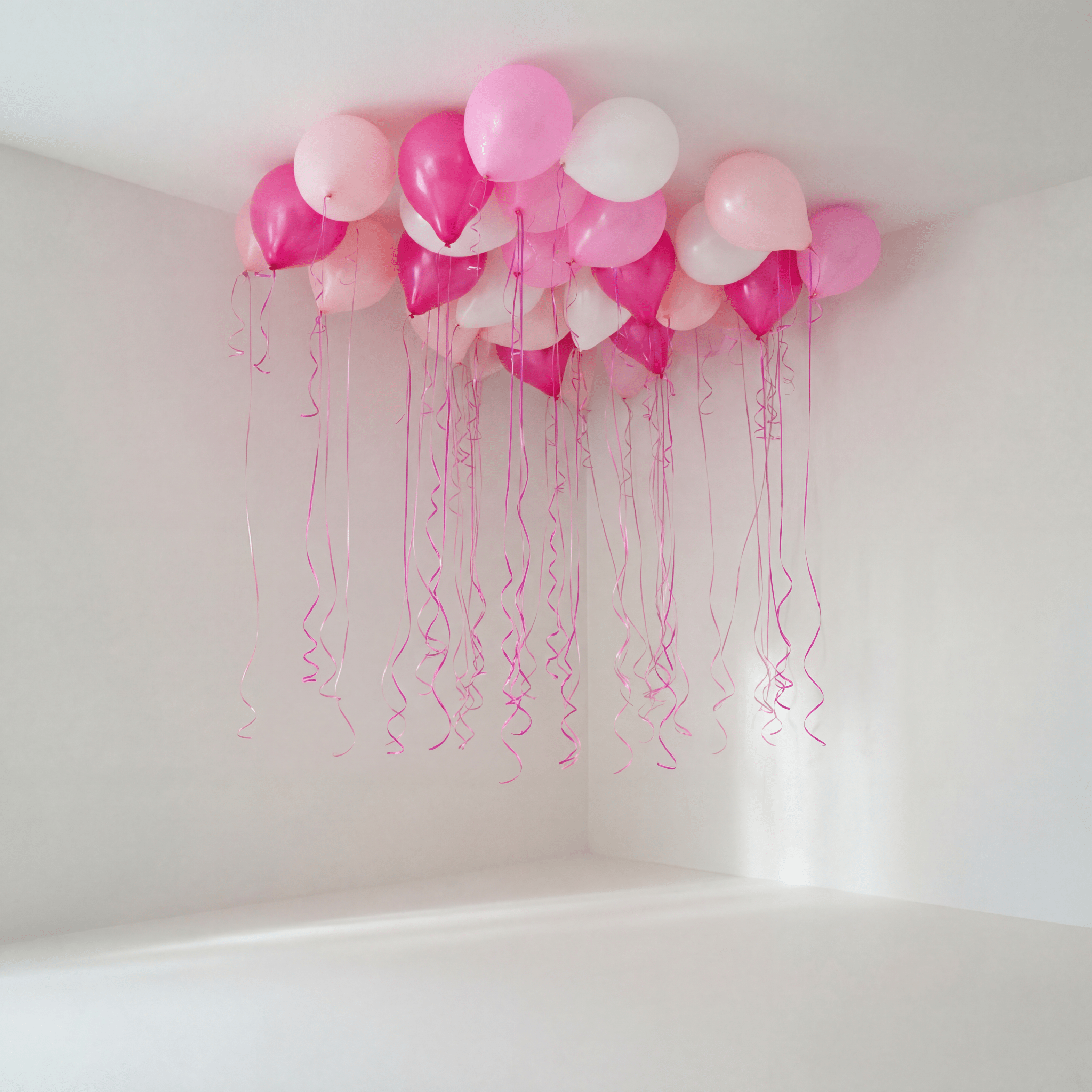 Pretty in Pink Takballonger - Ballonglevering.no