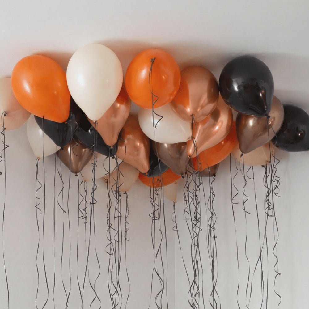 Shiny Pumpkin Takballonger - Ballonglevering.no