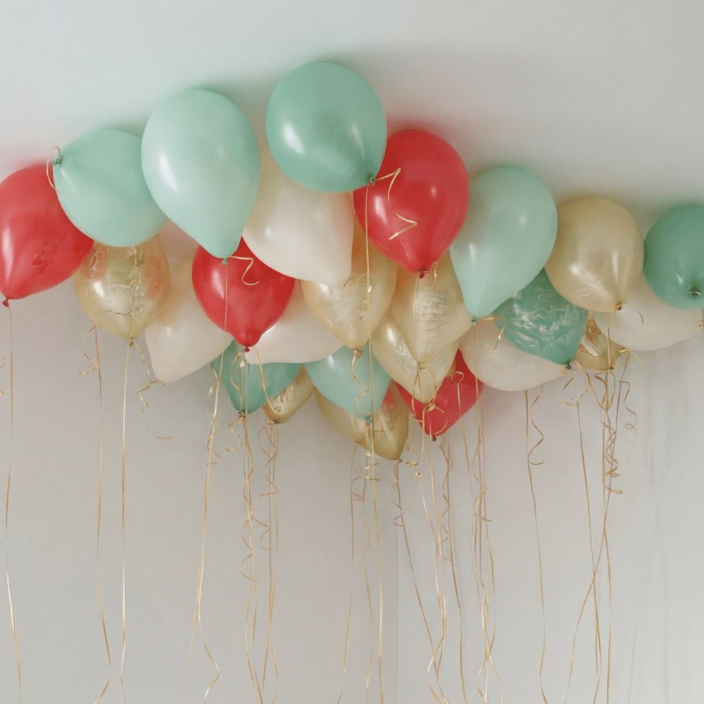 Soft Christmas Takballonger - Ballonglevering.no