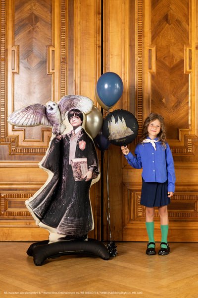 Stående Harry Potter med Hedwig 90x145 cm - Ballonglevering.no