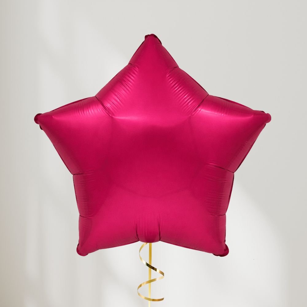 Stjerne Cherry Rød - Ballonglevering.no