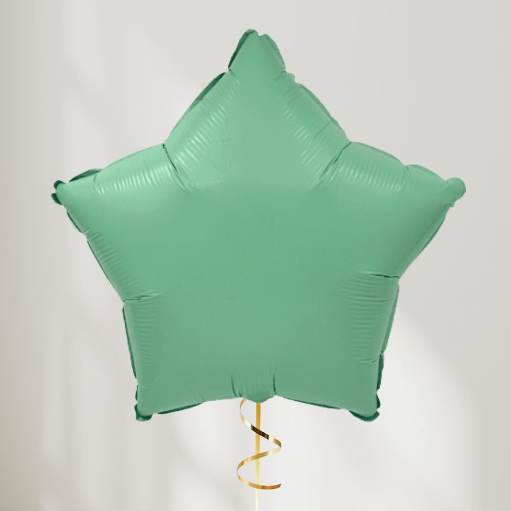 Stjerne Matte Grønn - Ballonglevering.no