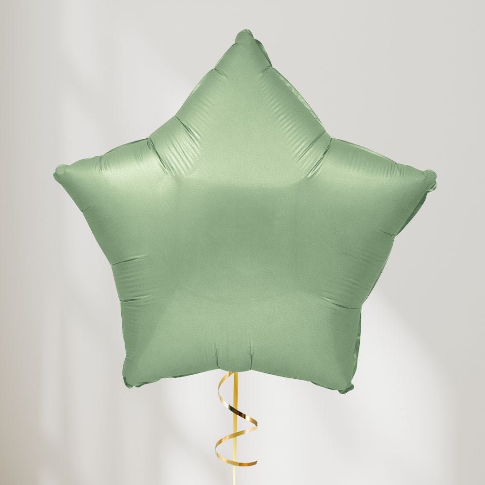 Stjerne Pistasjgrønn - Ballonglevering.no