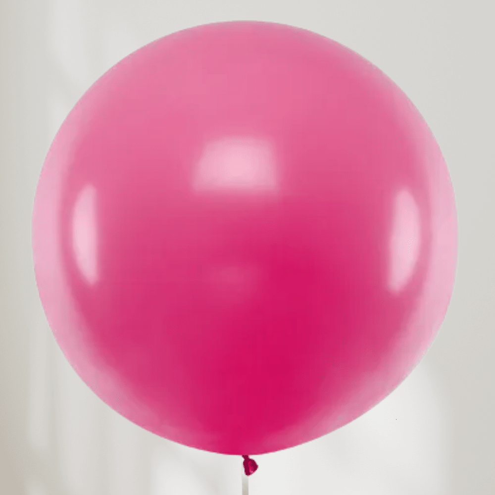 Stor Ballong Mørk Rosa - Ballonglevering.no